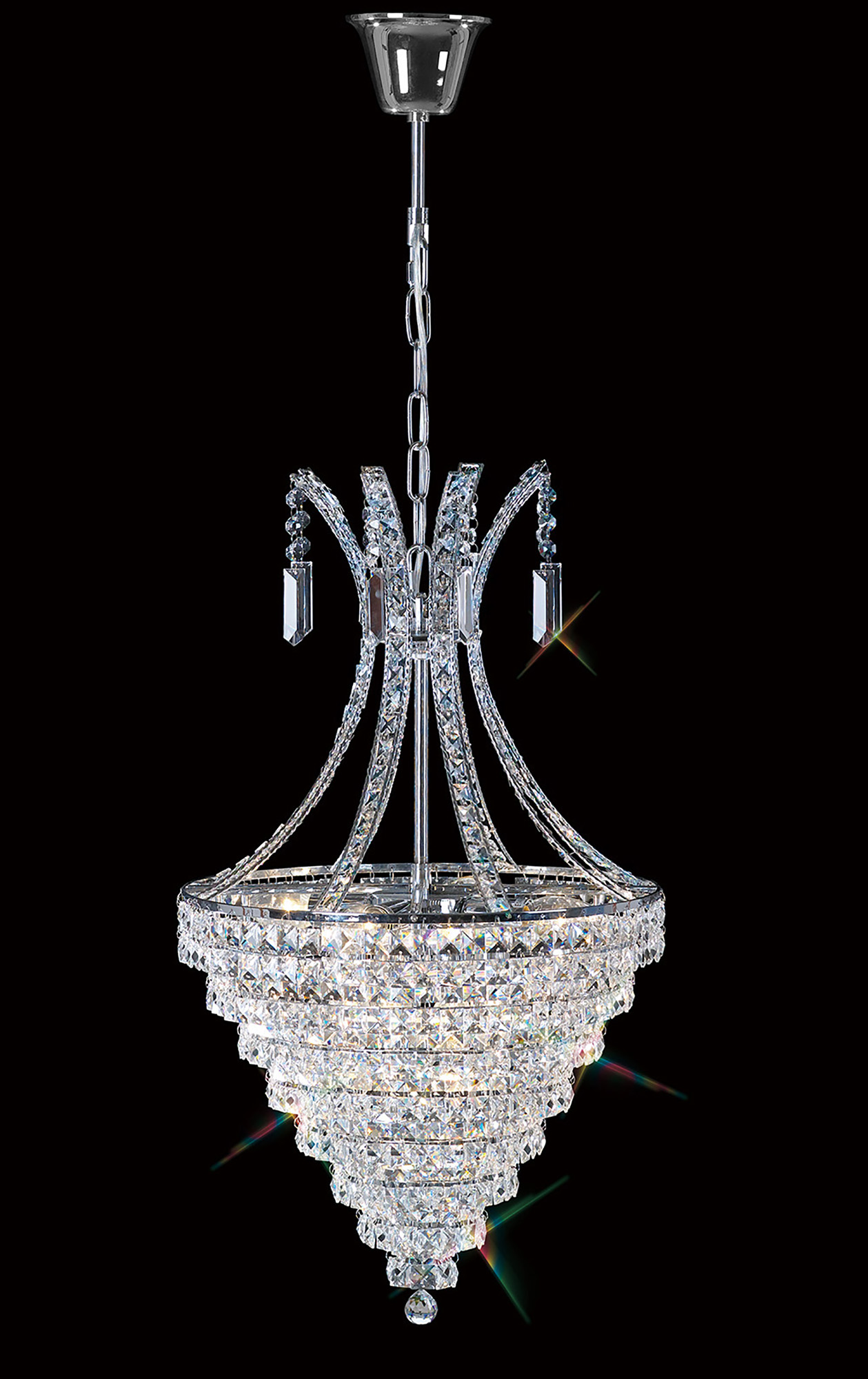 Kanya Crystal Ceiling Lights Diyas Statement Crystal Fittings Kanya Crystal Ceiling Lights Diyas Statement Crystal Fittings